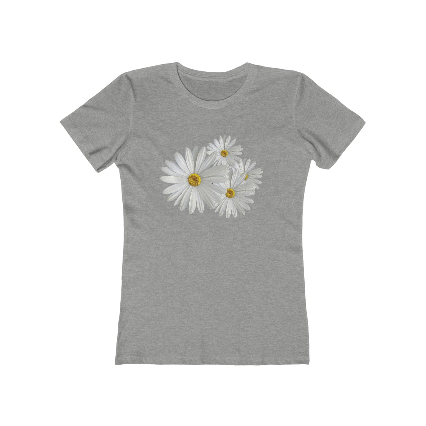 3 Colors of This Daisy Boyfriend Tee for Women. Never have a bad flower day again!