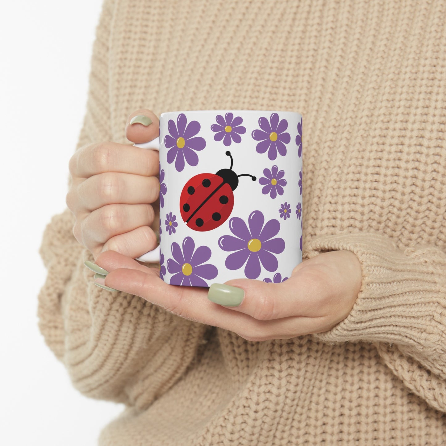 Ladybug Lover Ceramic Mug, 11oz