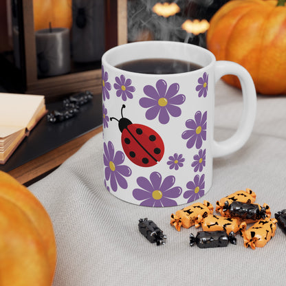 Ladybug Lover Ceramic Mug, 11oz