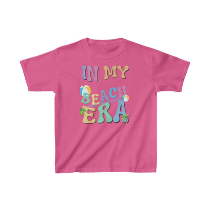 Youth Beach Era T-shirts - It’s time to make a splash in fashion as bright as the summer sun! Kids Heavy Cotton™ Tee