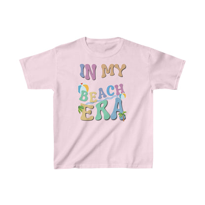 Youth Beach Era T-shirts - It’s time to make a splash in fashion as bright as the summer sun! Kids Heavy Cotton™ Tee