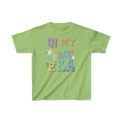 Youth Beach Era T-shirts - It’s time to make a splash in fashion as bright as the summer sun! Kids Heavy Cotton™ Tee