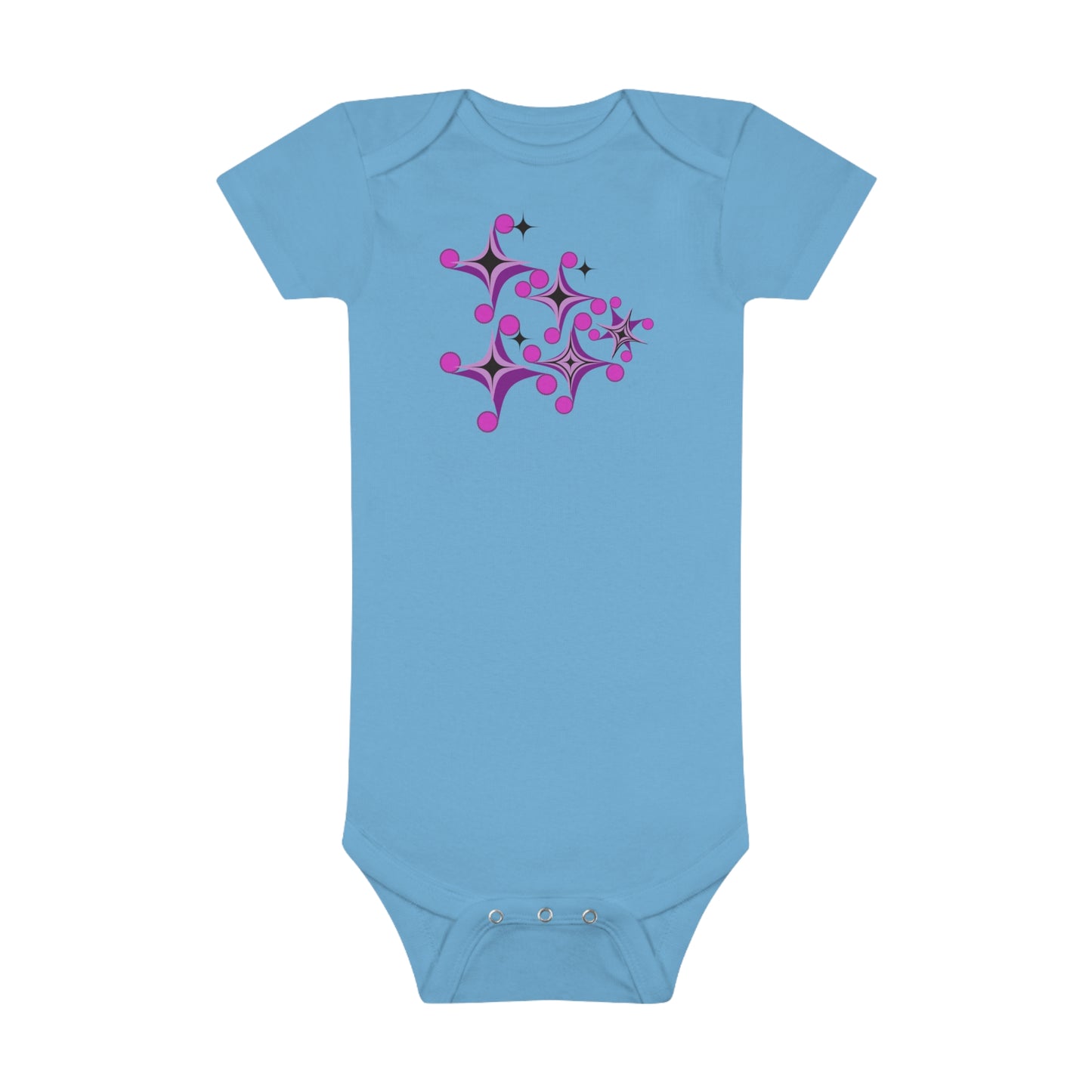 Starry Nights, Bubbly Days: Baby Magic Unleashed! Baby Short Sleeve Onesie®