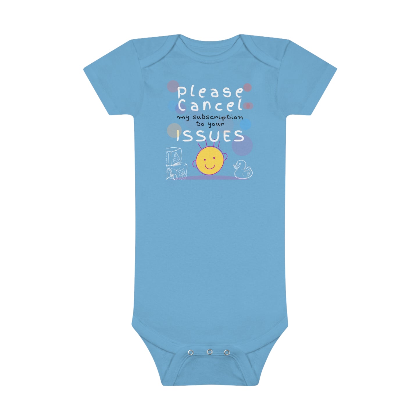 Please Cancel My Subscription to Your Issues: Funny Baby Clothes, Cute Bodysuit, Baby Boy Clothes, Girl Bodysuit, Baby Girl Clothes, Boy Bodysuit, Baby Short Sleeve Onesie®