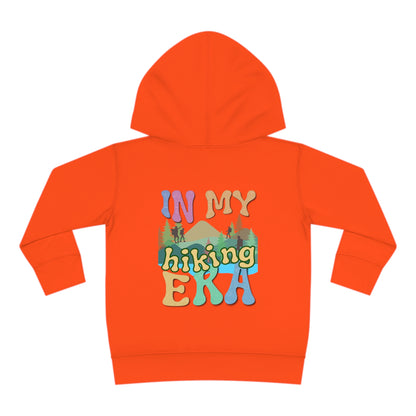 Toddler, In My Hiking Era Pullover Fleece Hoodie, designed for the little trailblazers who are just beginning to explore the world