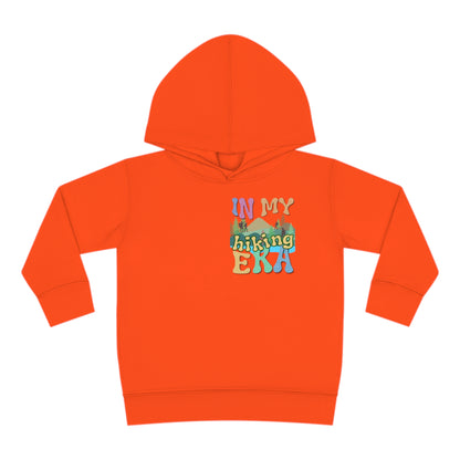 Toddler, In My Hiking Era Pullover Fleece Hoodie, designed for the little trailblazers who are just beginning to explore the world