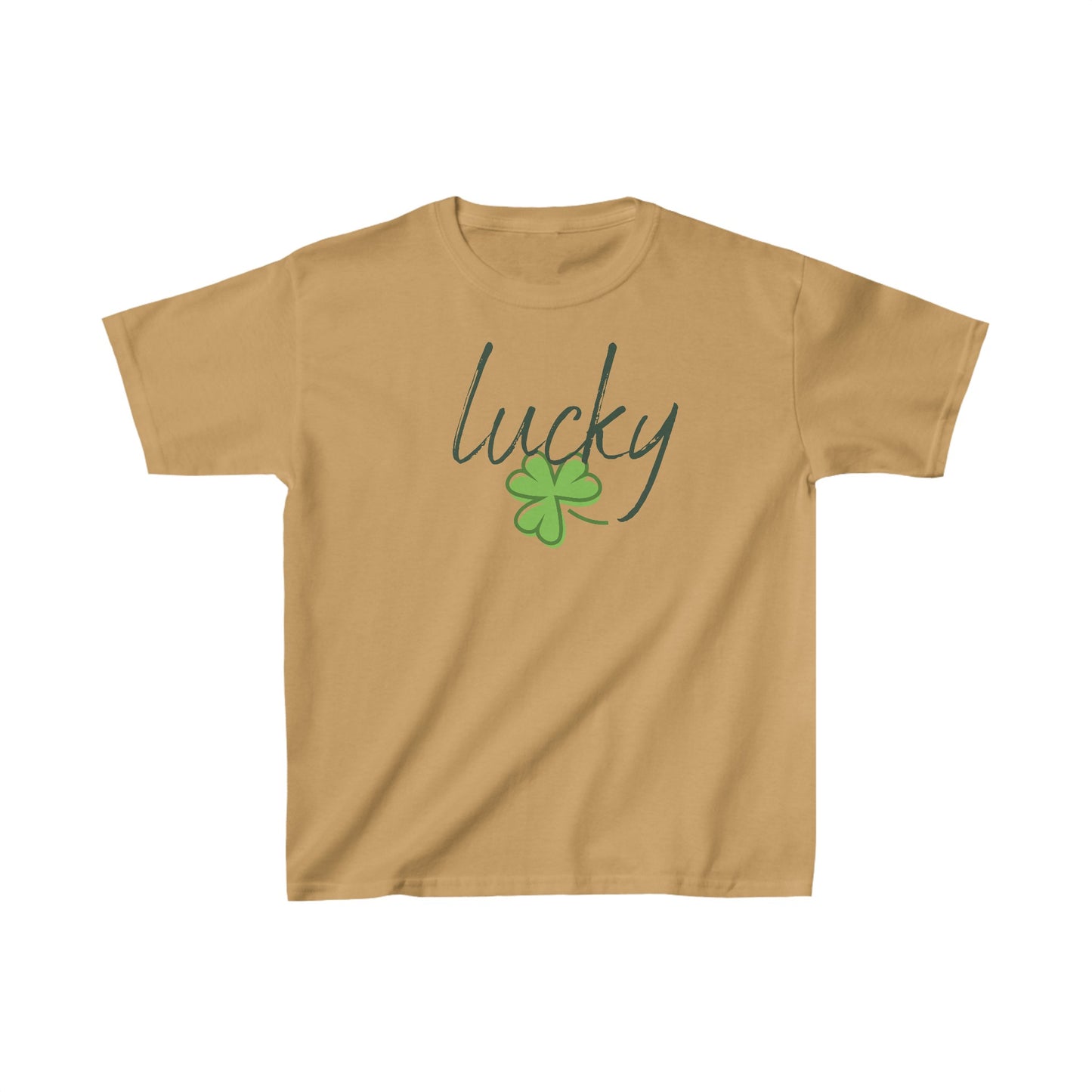 Youth Lucky, Charm of Good Fortune T-Shirt. Kids Heavy Cotton™ Tee