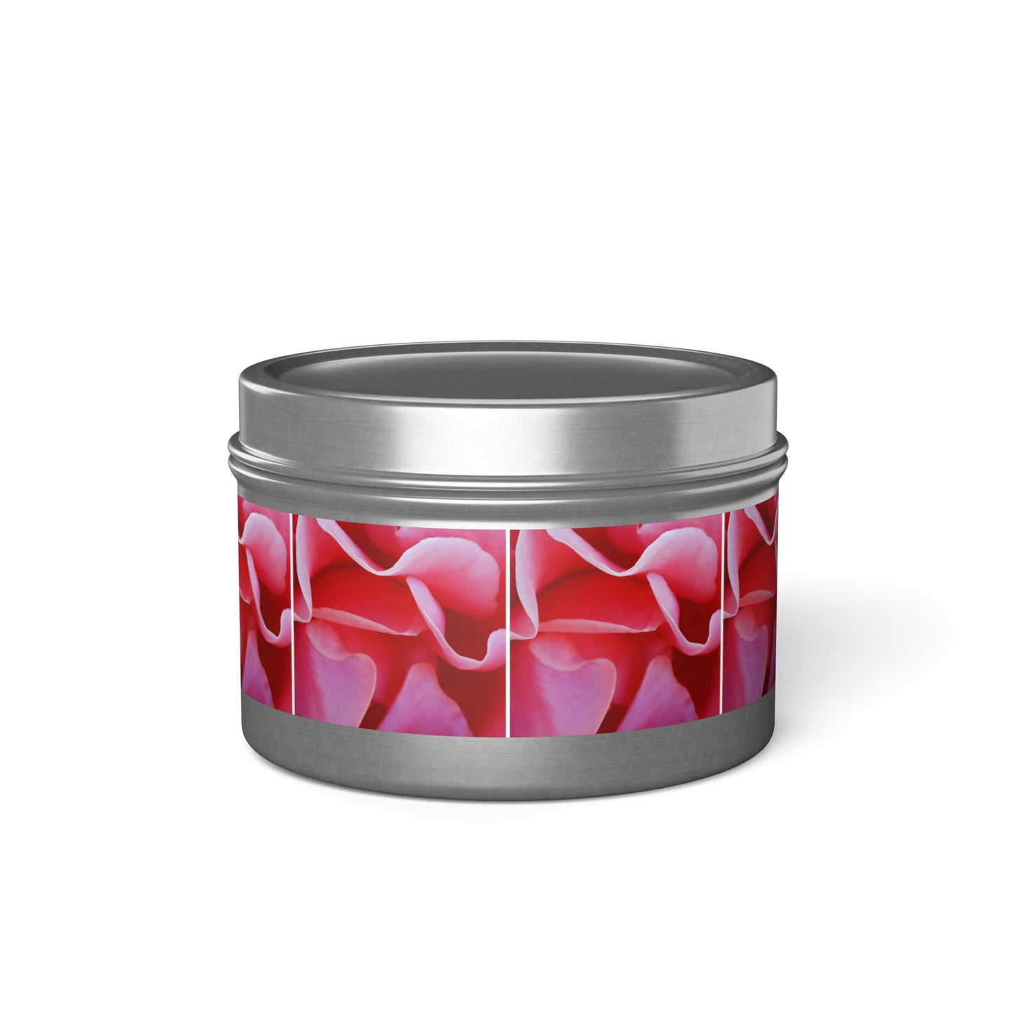 5 Queen Elizabeth Rose Pattern Scented Candles, for Mindful Moments & Whispers of Tranquility. - Tin Candles