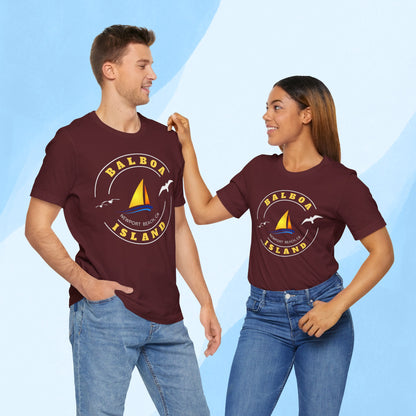 Balboa Island, Newport Beach, Short Sleeve Tee Women, Men