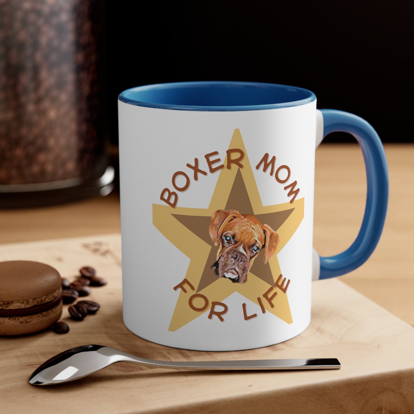 5 Colors of this - Boxer Mom For Life Coffee Mug - a Great one for All Boxer Mums.