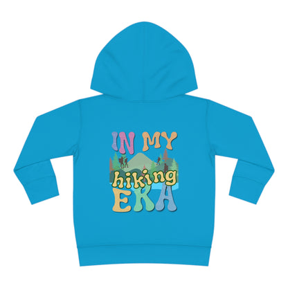 Toddler, In My Hiking Era Pullover Fleece Hoodie, designed for the little trailblazers who are just beginning to explore the world