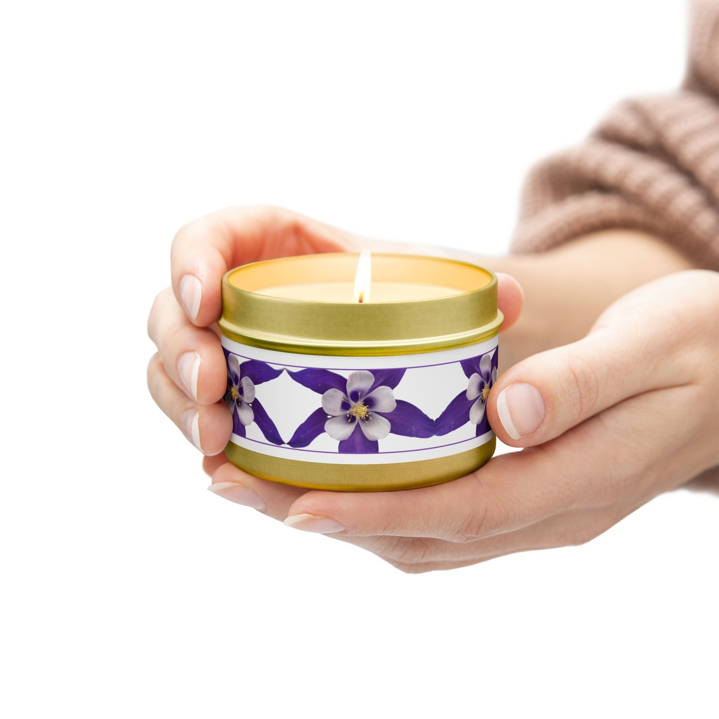 5 Rocky Mountain Wildflower Scented Candles, for Mindful Moments & Whispers of Tranquility.