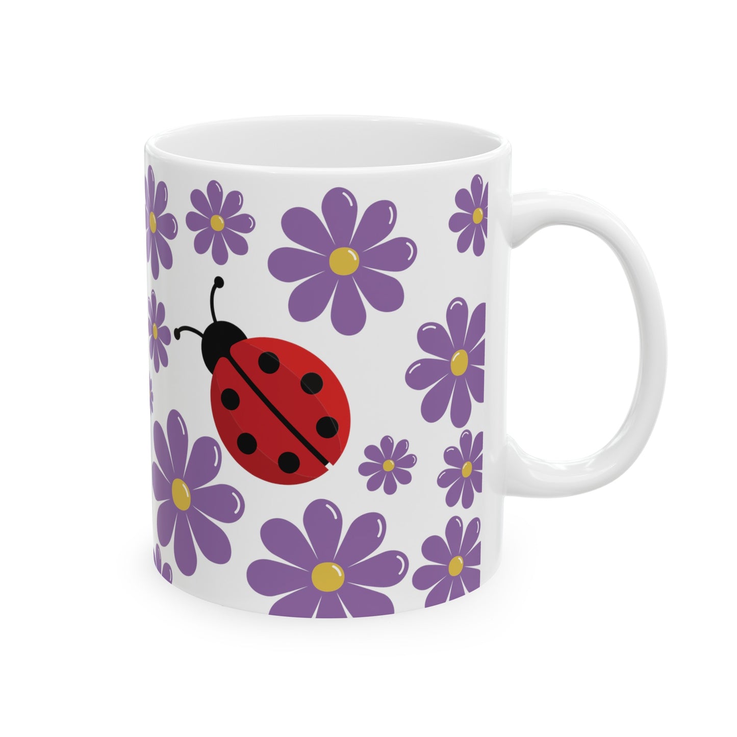 Ladybug Lover Ceramic Mug, 11oz