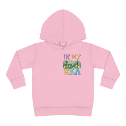 Toddler, In My Hiking Era Pullover Fleece Hoodie, designed for the little trailblazers who are just beginning to explore the world