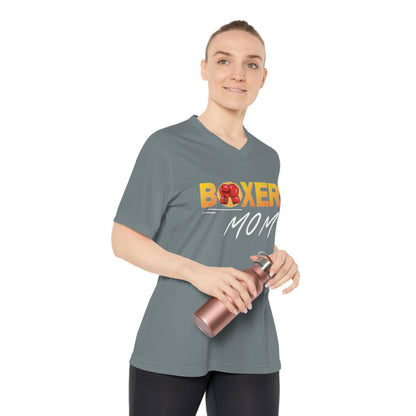 Our Boxer Mom V-Neck T-Shirt - Women’s Performance, is designed for boxer dog champions like you. - Women's Performance V-Neck T-Shirt