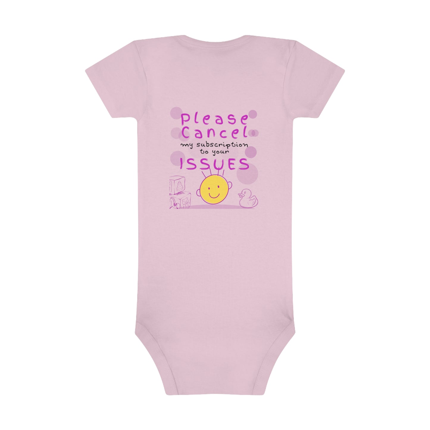 Please Cancel My Subscription to Your Issues: Funny Baby Clothes, Cute Bodysuit, Baby Boy Clothes, Girl Bodysuit, Baby Girl Clothes, Boy Bodysuit, Baby Short Sleeve Onesie®