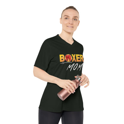 Our Boxer Mom V-Neck T-Shirt - Women’s Performance, is designed for boxer dog champions like you. - Women's Performance V-Neck T-Shirt