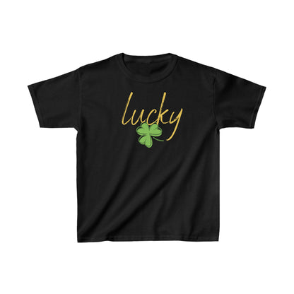 Youth Lucky, Charm of Good Fortune T-Shirt. Kids Heavy Cotton™ Tee