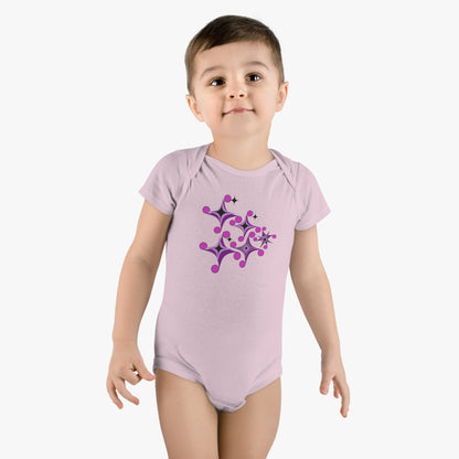 Starry Nights, Bubbly Days: Baby Magic Unleashed! Baby Short Sleeve Onesie®