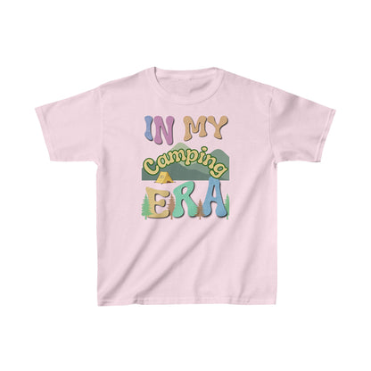 In My Camping Era Youth T-Shirt - for young explorers who love the call of the wild. Kids Heavy Cotton™ Tee