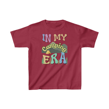 In My Camping Era Youth T-Shirt - for young explorers who love the call of the wild. Kids Heavy Cotton™ Tee