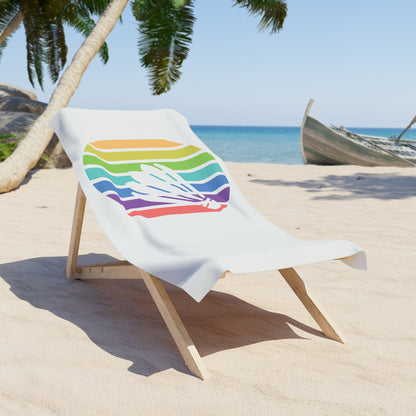 Soak Up the Sun: The Retro Sun Badminton Beach Towel