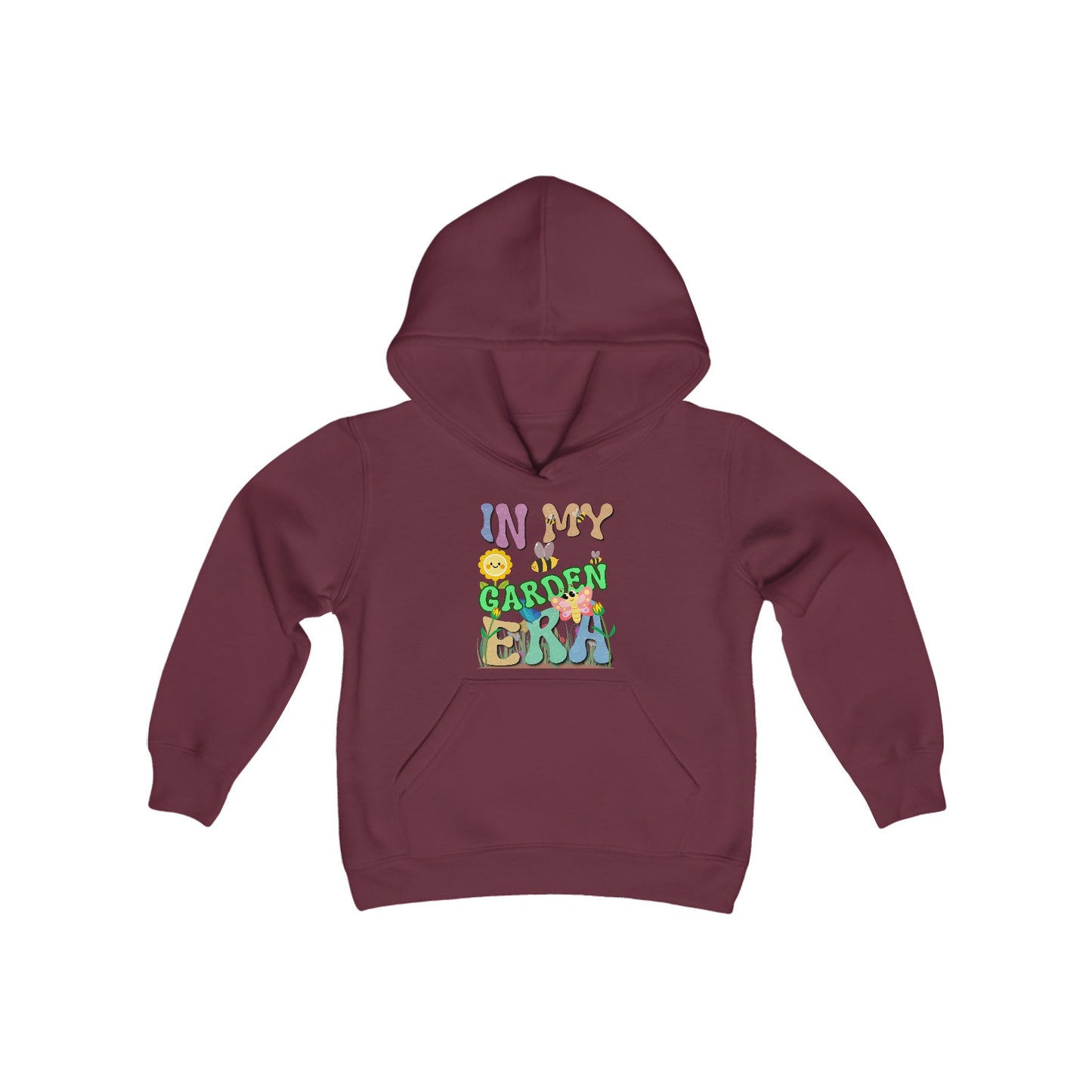 In My Garden Era, Youth Hoodie, Heavy Blend Hooded Sweatshirt