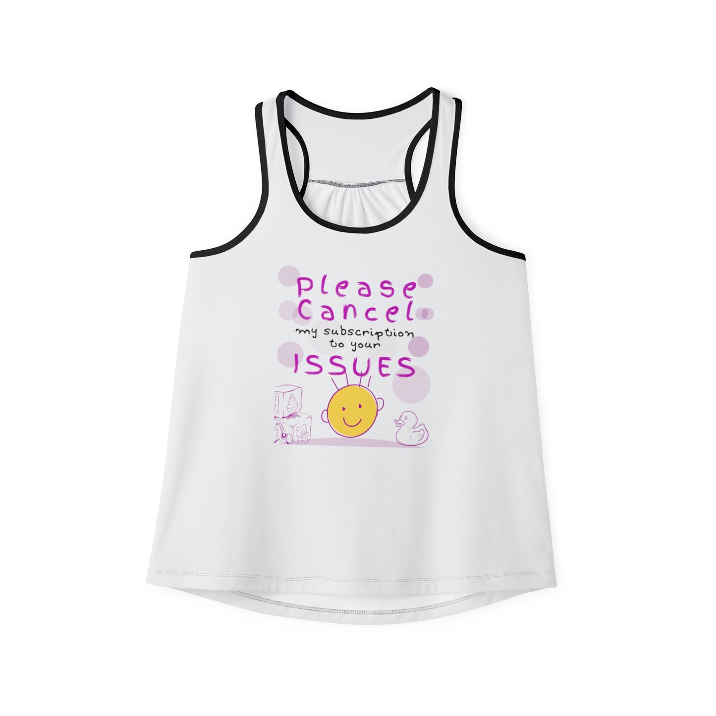 Number 1 Tip for Laughs, Racerback Tank Top - Please Cancel My Subscription to Your Issues. Women's Tank Top