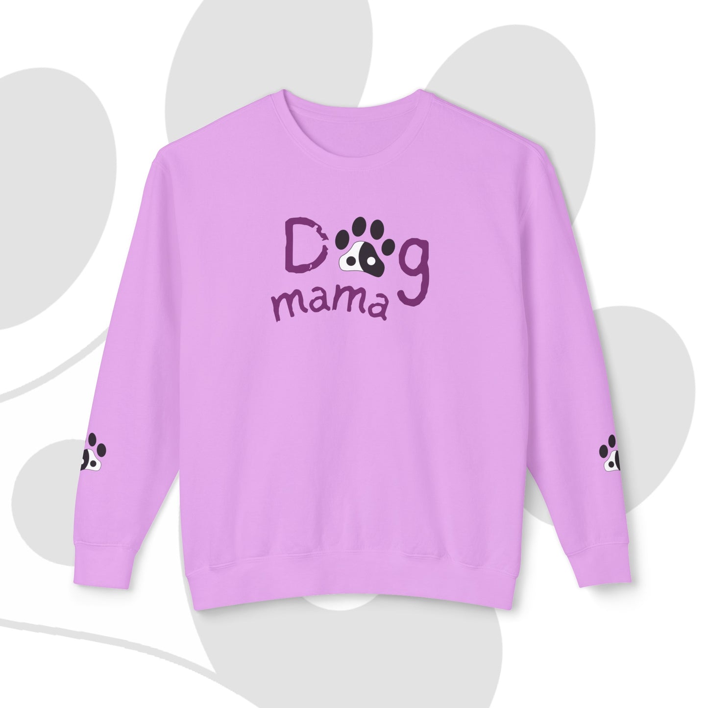 14 Colors of This Ultra Soft, Dog Mama, Womens Sweatshirt That Make Cute Gifts for Any Dog Lover.