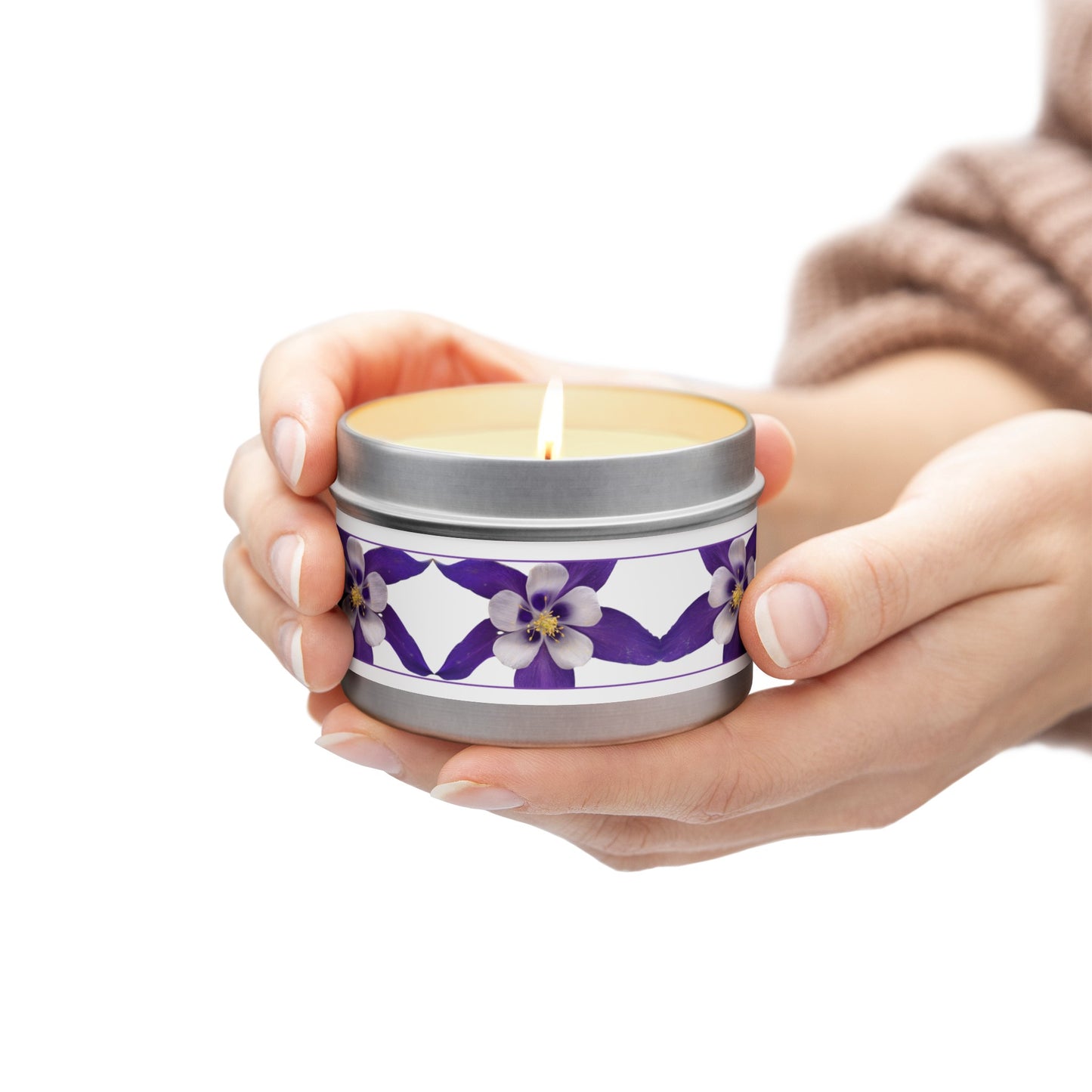 5 Rocky Mountain Wildflower Scented Candles, for Mindful Moments & Whispers of Tranquility.