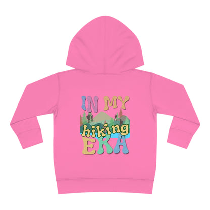 Toddler, In My Hiking Era Pullover Fleece Hoodie, designed for the little trailblazers who are just beginning to explore the world