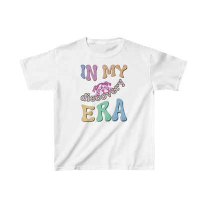 In My Discovery Era - Youth T Shirt. Stay curious with all the things yet to be discovered. Kids Heavy Cotton™ Tee