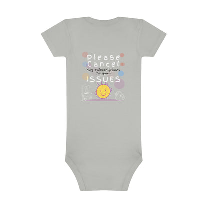 Please Cancel My Subscription to Your Issues: Funny Baby Clothes, Cute Bodysuit, Baby Boy Clothes, Girl Bodysuit, Baby Girl Clothes, Boy Bodysuit, Baby Short Sleeve Onesie®