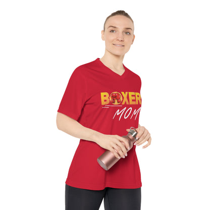 Our Boxer Mom V-Neck T-Shirt - Women’s Performance, is designed for boxer dog champions like you. - Women's Performance V-Neck T-Shirt