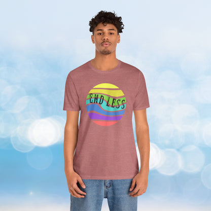 Retro Sun, End-Less Tee: Wear the Nostalgia and let the memories wash over you