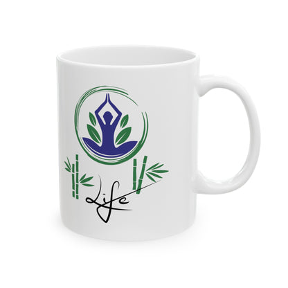 Mindful Life Coffee Mug - Mindfulness Is a Constant State of Being, Start it Right With Your Morning Coffee.