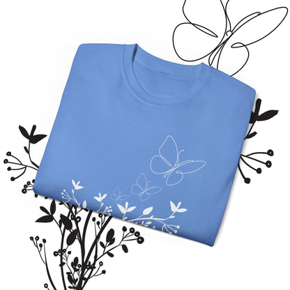 Women's Spring t-shirts - Butterfly Pattern, Spring, Ultra Cotton Tee, Women