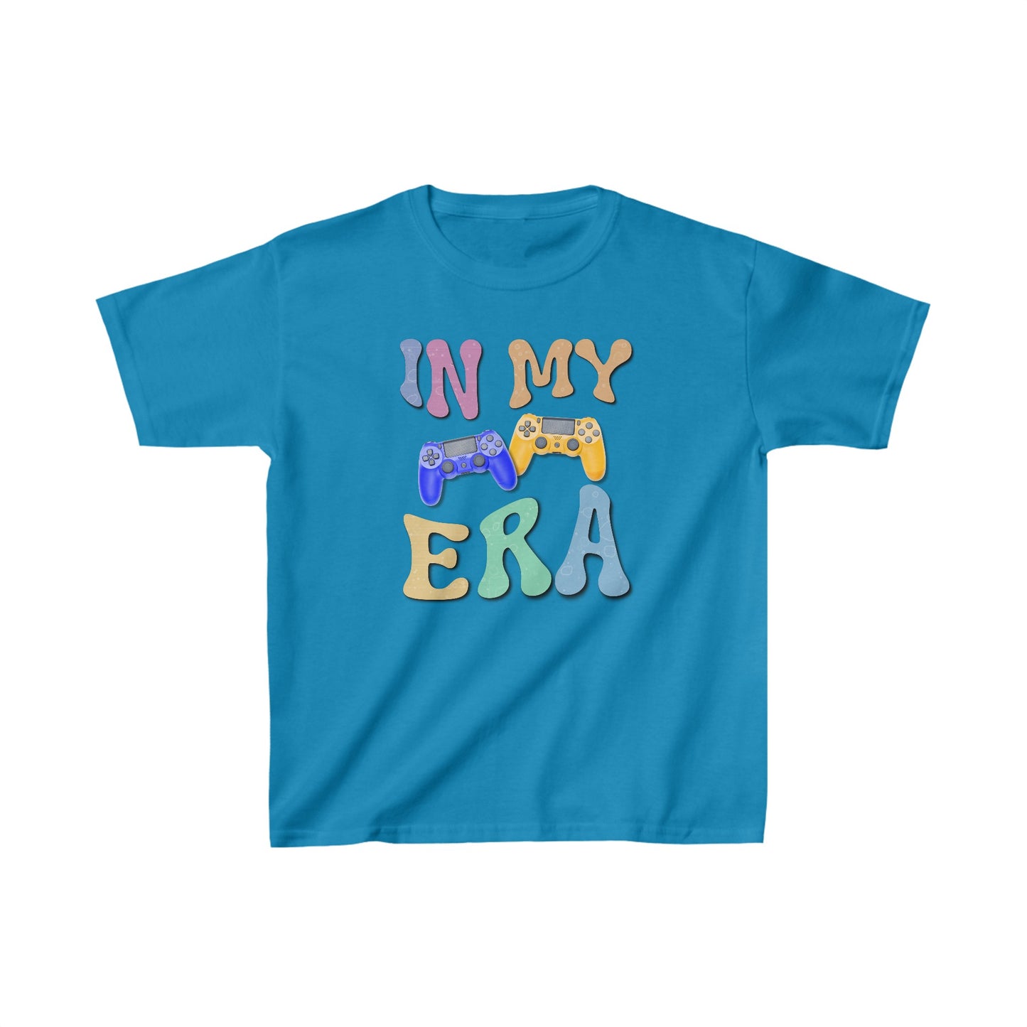 In My Gaming Era Youth Tshirt - Level Up Your Style or Respawn in our 19 Colors. Kids Heavy Cotton™ Tee