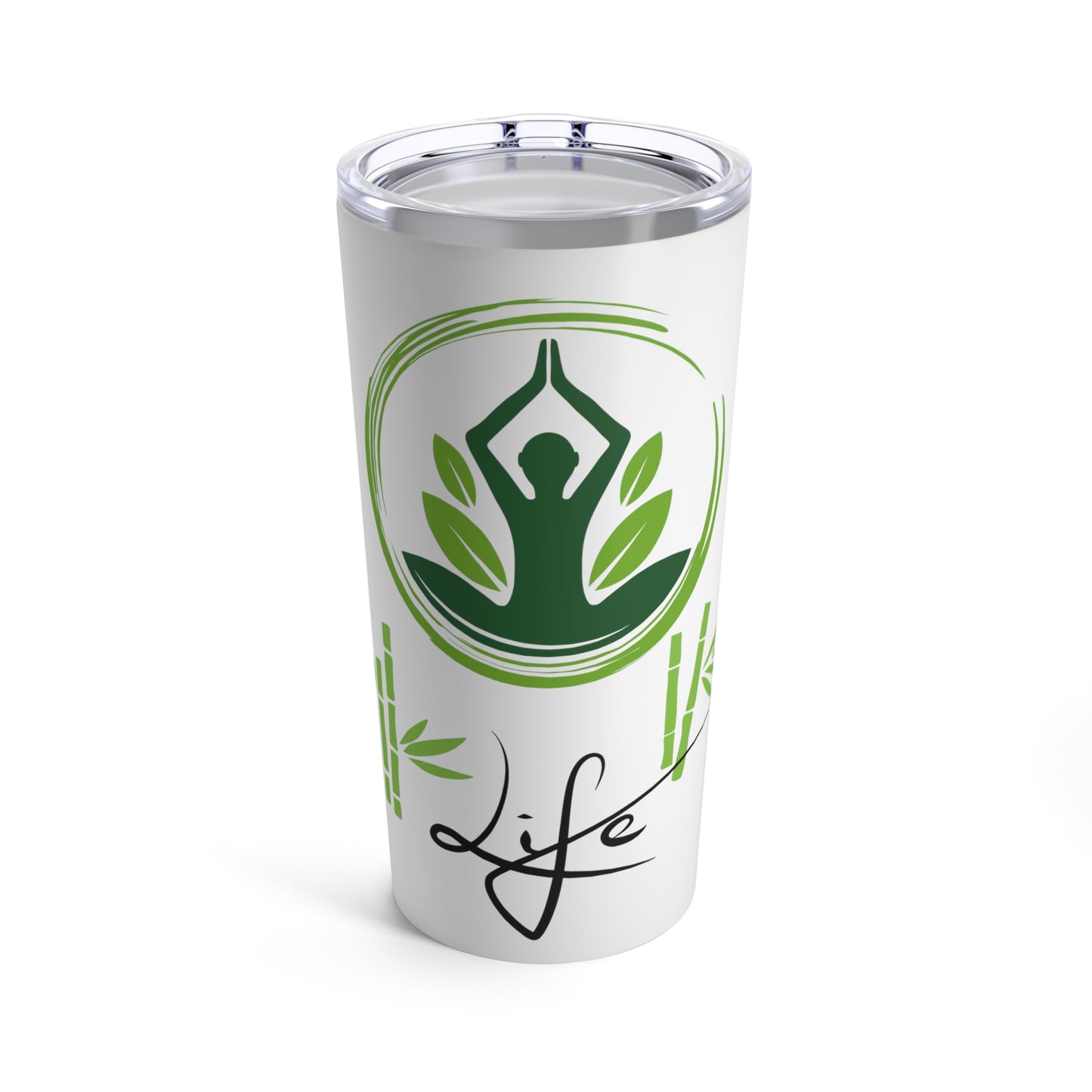 Mindful Life Tumbler - This Tumbler will keep you in that mental zone with its simple design, while keeping your favorite beverage hot or cold.