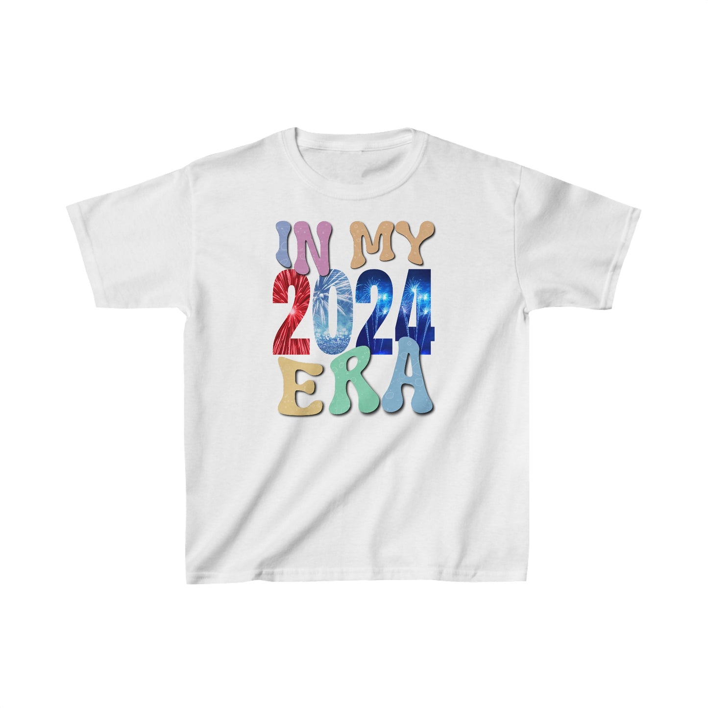 In My 2024 Era - youth T-shirt - 4th of July Design! Parades, fireworks, picnic's and family fun! Kids Heavy Cotton™ Tee