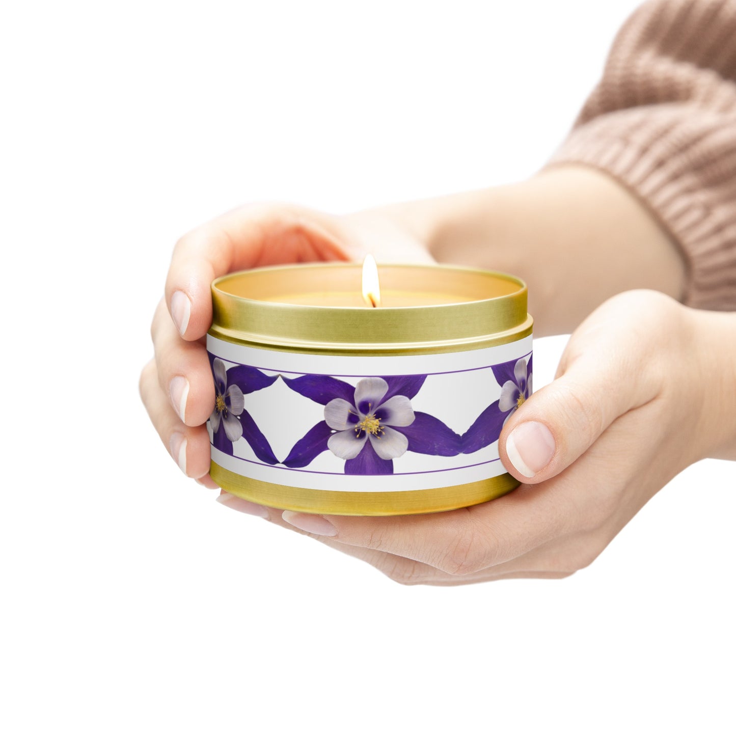 5 Rocky Mountain Wildflower Scented Candles, for Mindful Moments & Whispers of Tranquility.