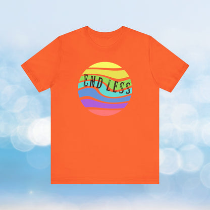 Retro Sun, End-Less Tee: Wear the Nostalgia and let the memories wash over you