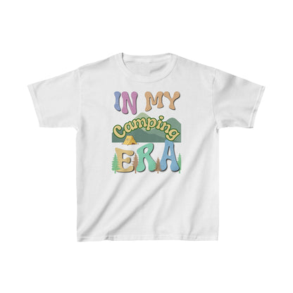 In My Camping Era Youth T-Shirt - for young explorers who love the call of the wild. Kids Heavy Cotton™ Tee