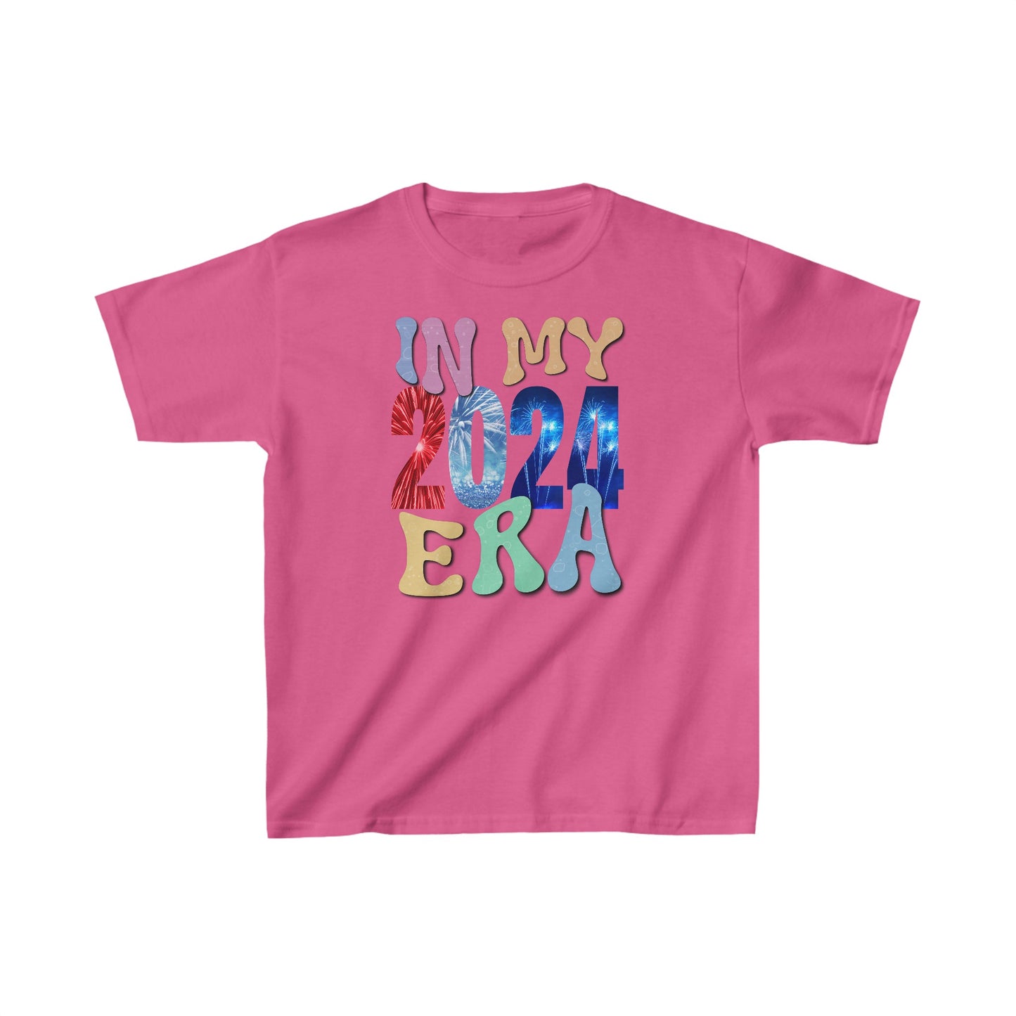 In My 2024 Era - youth T-shirt - 4th of July Design! Parades, fireworks, picnic's and family fun! Kids Heavy Cotton™ Tee