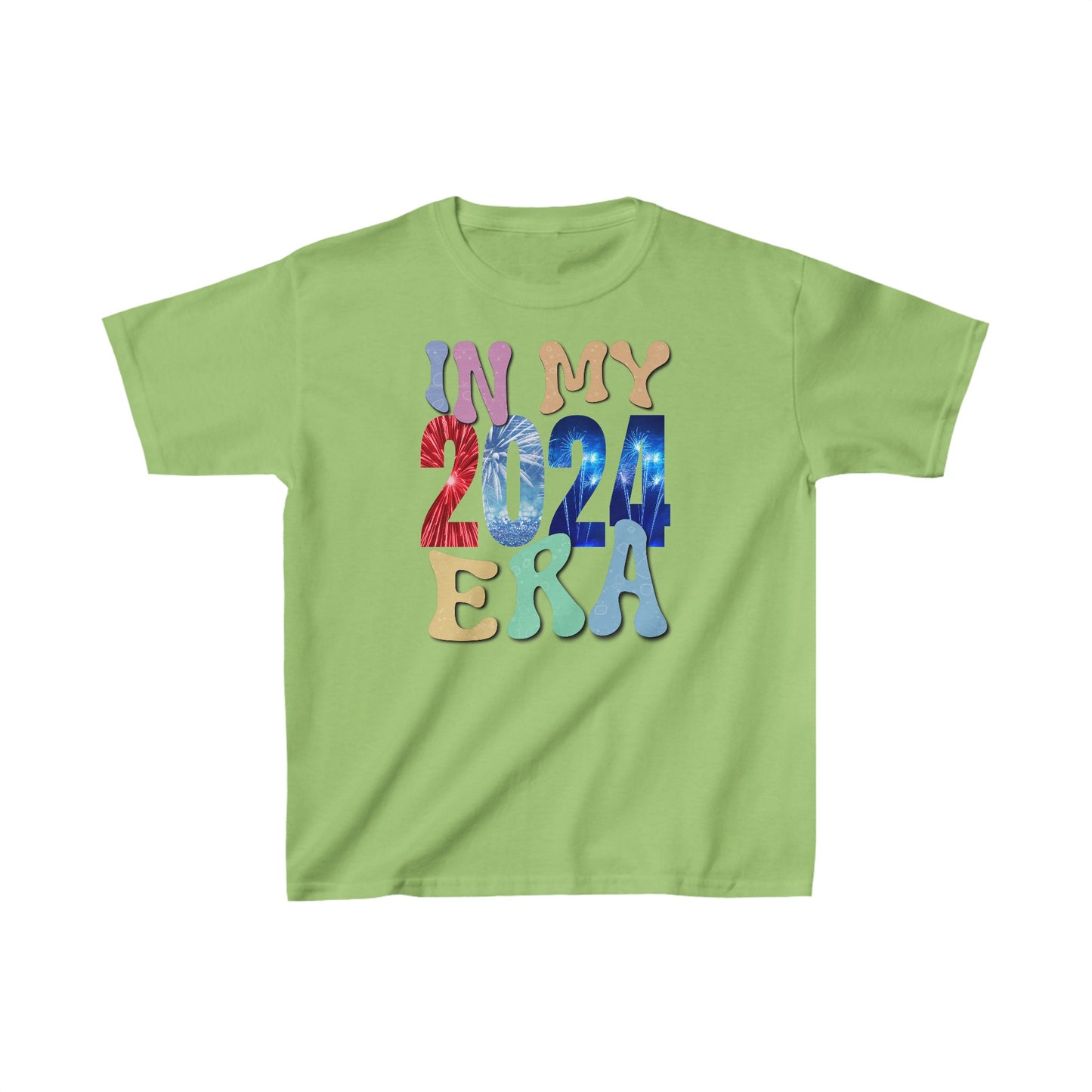 In My 2024 Era - youth T-shirt - 4th of July Design! Parades, fireworks, picnic's and family fun! Kids Heavy Cotton™ Tee