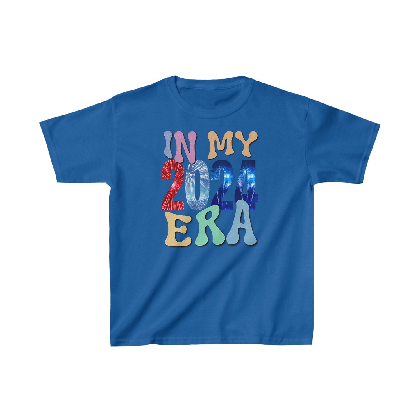 In My 2024 Era - youth T-shirt - 4th of July Design! Parades, fireworks, picnic's and family fun! Kids Heavy Cotton™ Tee