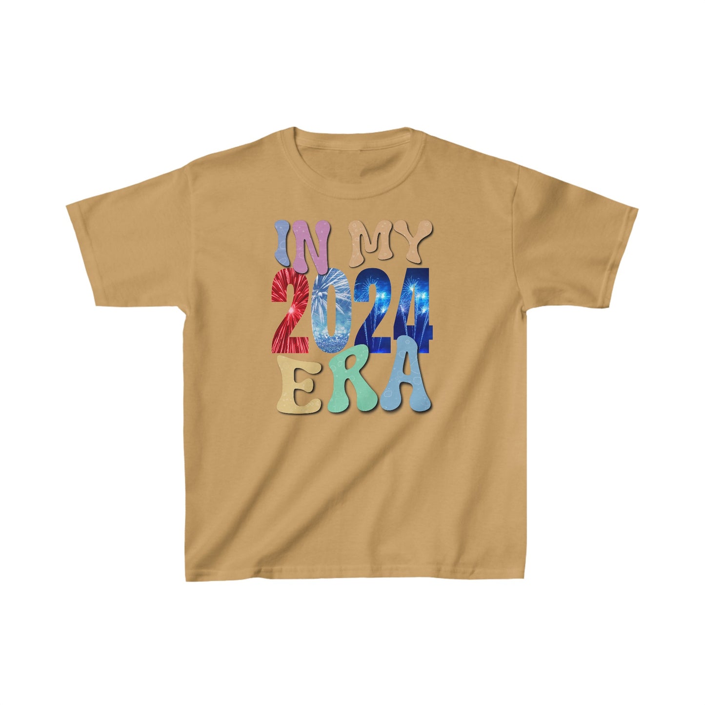 In My 2024 Era - youth T-shirt - 4th of July Design! Parades, fireworks, picnic's and family fun! Kids Heavy Cotton™ Tee