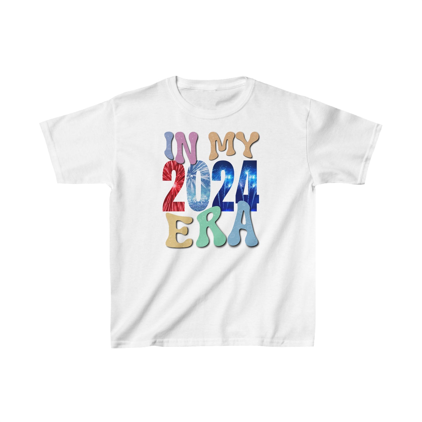 In My 2024 Era - youth T-shirt - 4th of July Design! Parades, fireworks, picnic's and family fun! Kids Heavy Cotton™ Tee