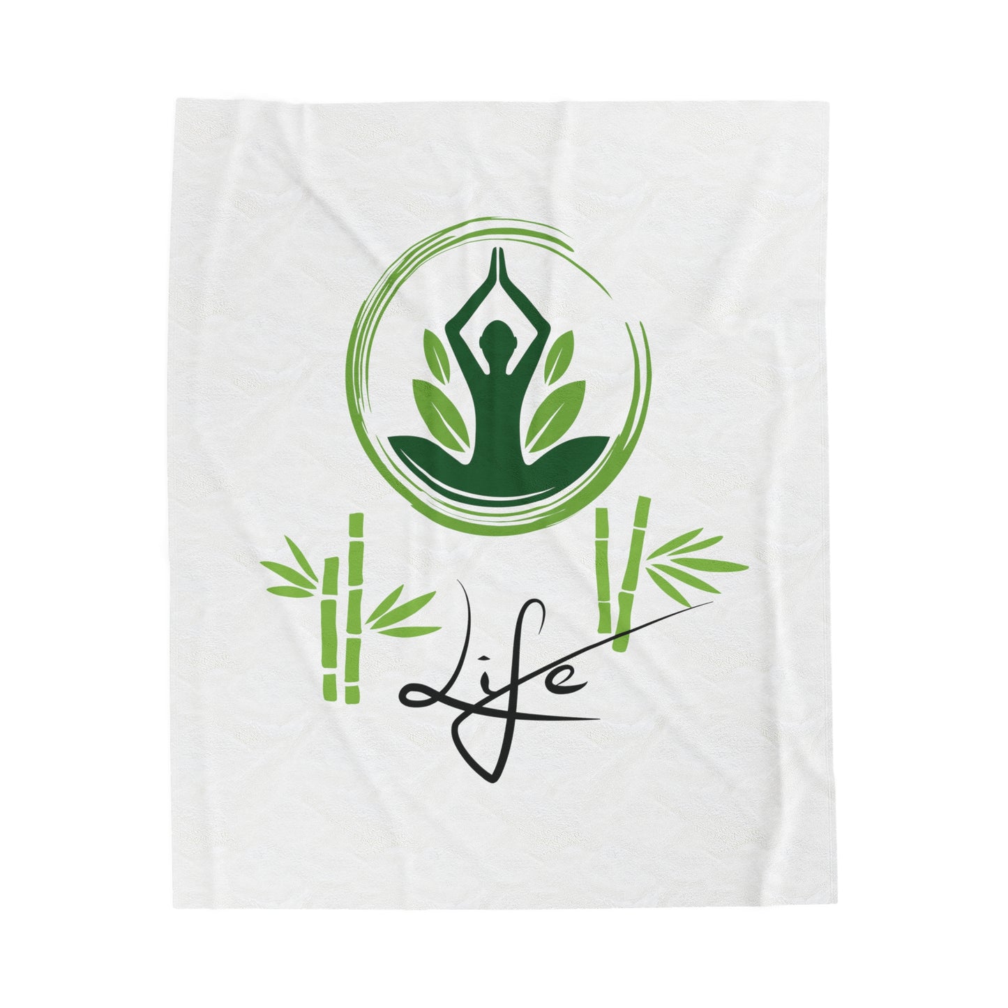 Mindful Life Velveteen Plush Blanket - Sleep or Rest Well With the Right Mindset