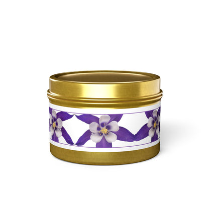 5 Rocky Mountain Wildflower Scented Candles, for Mindful Moments & Whispers of Tranquility.